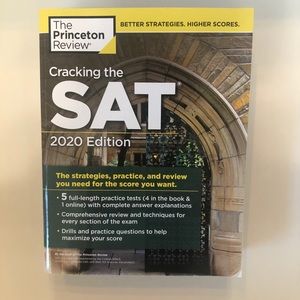 4/$25 UNUSED 2020 Princeton Review SAT Book